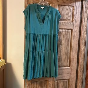 Calvin Klein green dress